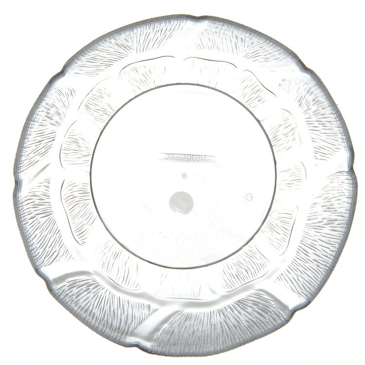 Product image #2 for Petal Mist 18 oz. 6-Inch Clear Polycarbonate Scalloped Bowl