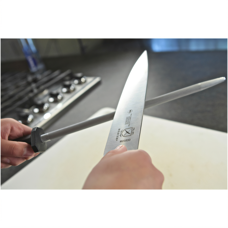 Product image #2 for Mercer Culinary 10-Inch Traditional German Steel Honing Steel