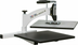 Thumbnail image #2 for DoughXpress TXM-15CP Manual Swing-Away Meat Press, 15 x 15 Inch Platens