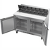 Thumbnail image #2 for Beverage Air SPE48HC-12 48-Inch Two-Section Sandwich Prep Table Refrigerator