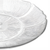 Thumbnail image #2 for Petal Mist 9-Inch Clear Round Scalloped Edge Polycarbonate Plate
