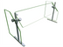 Thumbnail image #2 for Hatco Flav-R-Shield 48-Inch Portable Self-Service Sneeze Guard