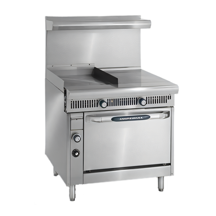 Product image #1 for Imperial Spec Series Heavy Duty 36-Inch Gas Countertop Modular Griddle Range