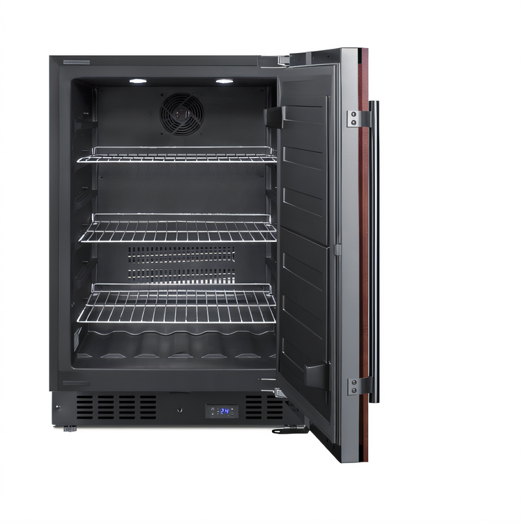 Product image #2 for Summit Commercial 24-Inch Panel-Ready Frost-Free Undercounter All-Freezer, 4.7 Cu. Ft.