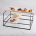 Thumbnail image #2 for American Metalcraft Twilight Modular Multi-Level Buffet Riser, Black, 28-Inch Long