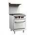 Thumbnail image #2 for Vulcan SX Series 24-Inch Natural Gas Restaurant Range with 4 Open Burners and Space Saver Oven