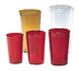 Thumbnail image #2 for Admiral Craft TPP-12CL 12 oz. Clear Textured SAN Plastic Stackable Tumbler — Break-Resistant, Dishwasher Safe