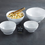 Thumbnail image #2 for American Metalcraft NBW30 30 oz Round White Melamine Noodle Bowl Case of 16