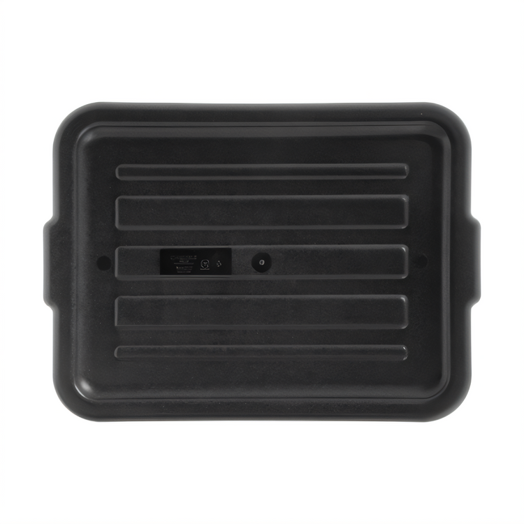 Product image #2 for Comfort Curve Universal Bus Tub Lid for N44010/N44011, 15 x 20 Inch, Black Polypropylene