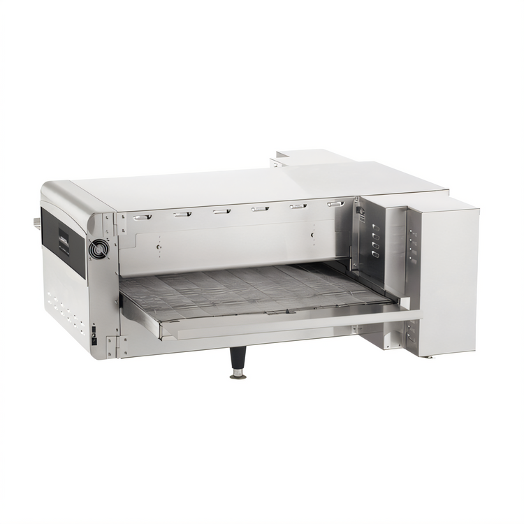 Product image #2 for Ovention Conveyor C2600-SB Ventless Countertop Rapid Cook Precision Impingement Split-Belt Conveyor Oven, 26.5-Inch Wide Belt