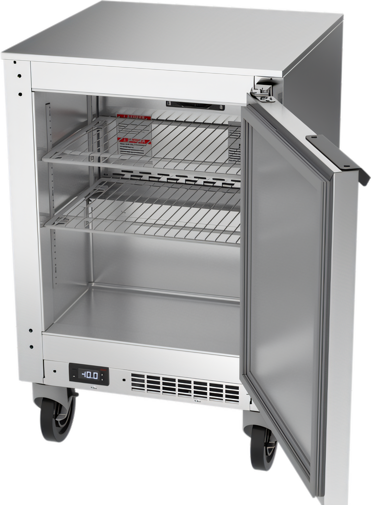 Product image #2 for Beverage-Air UCF20HC One-Section Undercounter Freezer, 20 Inch Wide, 2.27 Cu. Ft., Shallow Depth, Solid Door