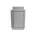 Thumbnail image #2 for BK Resources Call Series Stainless Steel Underbar Cabinet with Flat Top and Pedestal Base