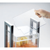 Thumbnail image #2 for One by One 3 Gallon Square Acrylic Beverage Dispenser with Ice Chamber and Handles, Black