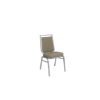 Thumbnail image #2 for JustChair Banquet Collection A97718 Banquet Flex Stacking ide Chair, upholstered solid rectangle padded flex back, upholstered padded box seat