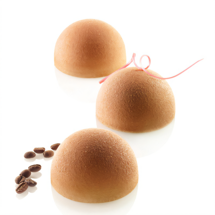 Product image #1 for Silikomart Half-Sphere Non-Stick Silicone Baking Mold, 20 Cavities, 3.8 oz Each