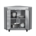 Thumbnail image #2 for KoolMore Outdoor Stainless Steel Corner Cabinet with 2 Hinged Doors, 26 Inch
