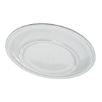 Thumbnail image #2 for CFS Brands Kingline™ KL20402 6-1/2 Inch Round Melamine Pie Plate, Narrow Rim, White Case of 48