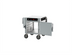 Thumbnail image #2 for Metro HotBlox Narrow 4-Pan Pass-Thru Undercounter Heated Holding Cabinet with Digital Touchscreen and Solid Doors