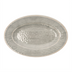 Thumbnail image #2 for Grove 12 x 8 Inch Oval Wide Rim Melamine Plate, Smoke Gray