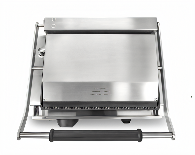 Product image #2 for Vollrath Countertop Commercial Panini Press with Cast-Iron Grooved Plates, 120V