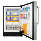Thumbnail image #2 for Summit Commercial One-Section Undercounter All-Freezer with Reversible Solid Door, 2.68 Cu. Ft.