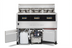 Thumbnail image #2 for Henny Penny F5 Electric Open Fryer, 3-Well Floor Model, 30 lb. Vats