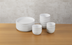 Thumbnail image #2 for American Metalcraft Ani Collection 16 oz. White Round Melamine Bowl