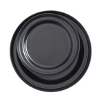 Thumbnail image #2 for American Metalcraft MSEA12B 13-Inch Round Black Melamine Seafood Tray Case of 12