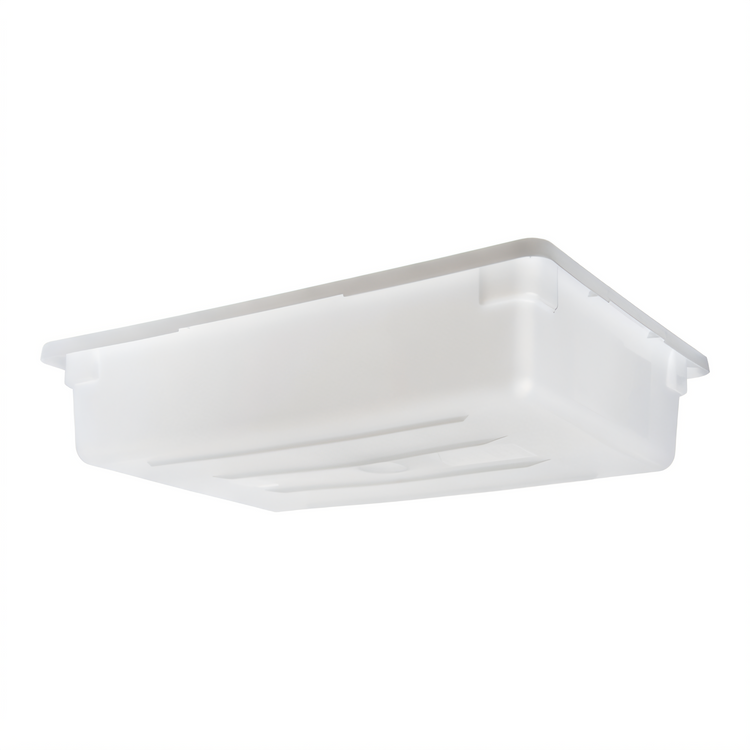 Product image #2 for StorPlus 8.5 Gallon White Polyethylene Stackable Food Storage Box, 18 x 26 x 6 Inches
