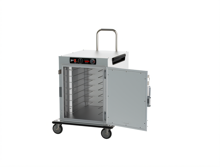 Product image #2 for Metro HotBlox™ Wide 8-Pan Half-Height Insulated Heated Transport Cabinet with Solid Door, Analog Controls