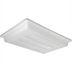 Thumbnail image #2 for StorPlus™ Stackable White Polyethylene Food Storage Box, 5 Gallon, 26 x 18 x 3.5 Inches