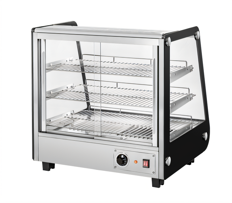 Product image #2 for Migali Competitor Series Countertop Heated Food Display Case, 26.6-Inch Wide, 4.5 Cu. Ft., Straight Glass Front