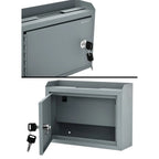 Thumbnail image #2 for Alpine Industries ADI631-02-GRY Wall-Mountable Suggestion Box with Key and Lock, Gray Case of 10