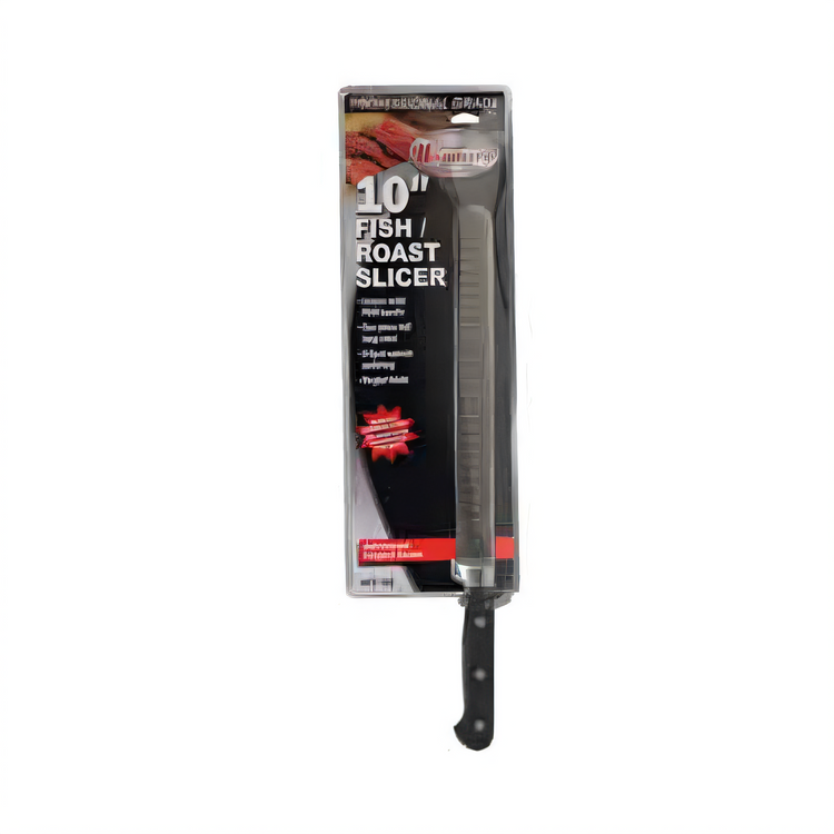 Product image #2 for Winco Acero 10-Inch Forged Fish/Roast Slicer Carving Knife with Granton Edge