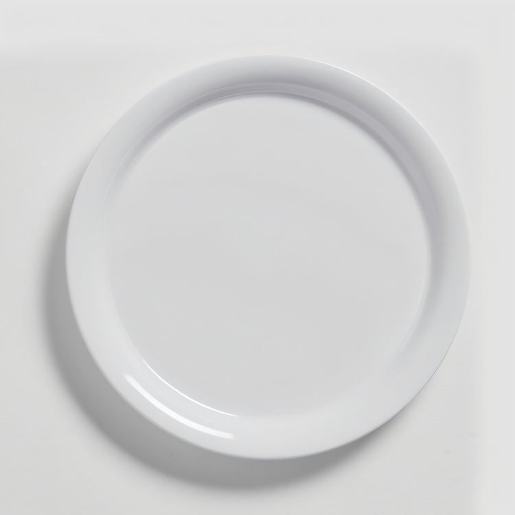 Product image #2 for Jane 6-Inch Round Narrow Rim Melamine Bread & Butter Plate, White