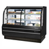 Thumbnail image #2 for Turbo Air 60-1/2 Inch Curved Glass Self-Contained Combination Bakery Display Case with Refrigerated and Dry Sections