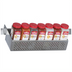 Thumbnail image #2 for BK Resources Wall- or Pot-Rack Mounted Condiment/Spice Rack, 18-1/2 x 6-7/8 x 3-7/8 Inches, T304 Stainless Steel
