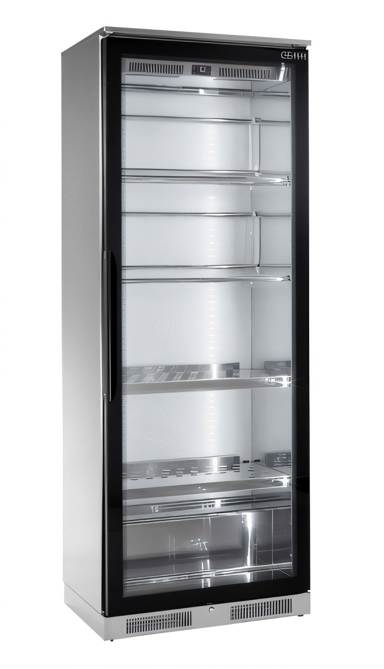 Product image #2 for Eurodib USA WD5121 Commercial Wine Showcase Cooler, Stainless Steel, 104 Champagne / 162 Standard Bottle Capacity