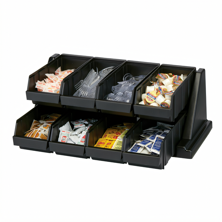 Product image #2 for Cambro Versa 8-Bin Wall-Mount Condiment Organizer Rack