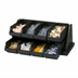 Thumbnail image #2 for Cambro Versa 8-Bin Wall-Mount Condiment Organizer Rack