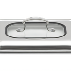 Thumbnail image #2 for Vollrath Miramar® 49432C Rectangular Glass Chafer Lid, 11.8"W x 14.7"D x 2.5"H