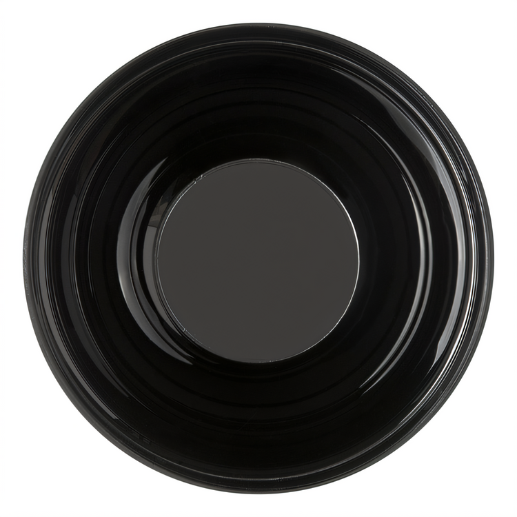 Product image #2 for Carlisle 3 Qt Black Acrylic Stack Bowl, 9.5-Inch Diameter