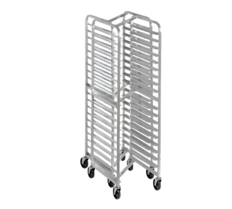 Product image #2 for Channel Manufacturing 425AN Mobile Nesting Aluminum End-Load Bun Pan Rack, 9 Full-Size Pan Capacity