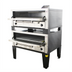 Thumbnail image #2 for Peerless CW42P Double-Stacked Gas Pizza Deck Oven with 42 x 32 Inch Stone Decks