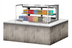 Thumbnail image #2 for Turbo Air 48-Inch Low-Profile Drop-In Horizontal Open Refrigerated Display Case, 10.2 Cu. Ft.