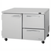 Thumbnail image #2 for Turbo Air PRO Series 48-Inch 2-Section Undercounter Freezer with 1 Door and 2 Drawers