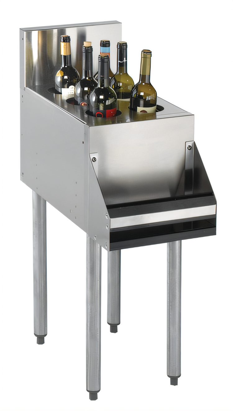 Product image #2 for Krowne Royal Series 12-Inch Underbar Insulated Bottle Storage and Ice Bin, 6-Bottle Capacity