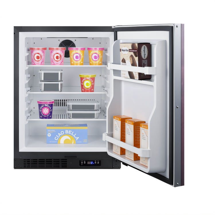 Product image #2 for Summit Appliance 24 Inch Undercounter Upright All-Freezer, 4 Cu. Ft., Panel Ready, ADA Height
