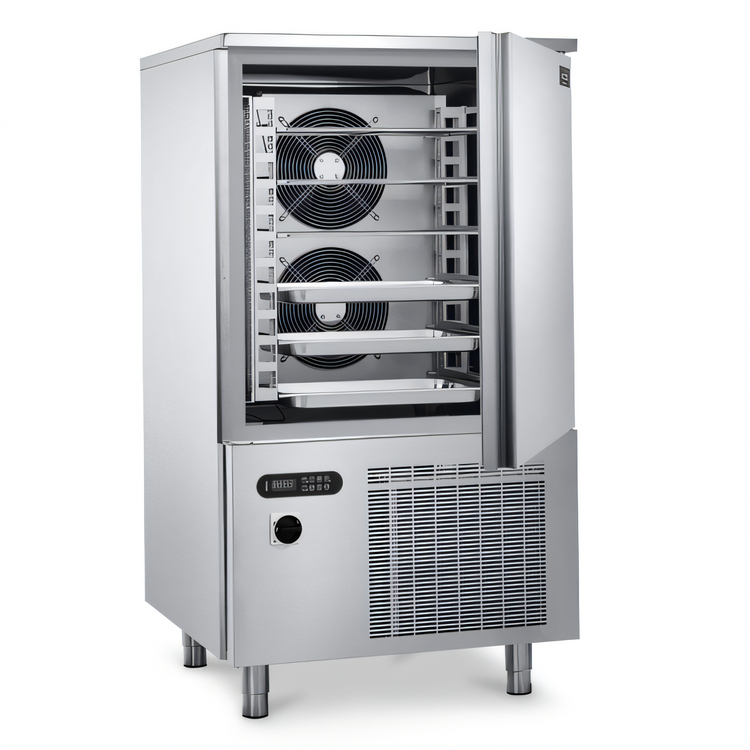 Product image #2 for Gemm Commercial Reach-In Single-Section Blast Chiller/Freezer, 10 Full-Size Pan Capacity, Self-Contained, 208-230V
