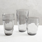 Thumbnail image #2 for American Metalcraft BCR9ST 9 oz Smoke Gray Stackable Tritan Rocks Glass Case of 3